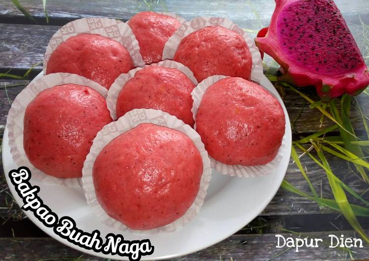 Resep Bakpao Buah Naga Anti Gagal