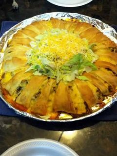 A picture of Homemade Taco Ring.