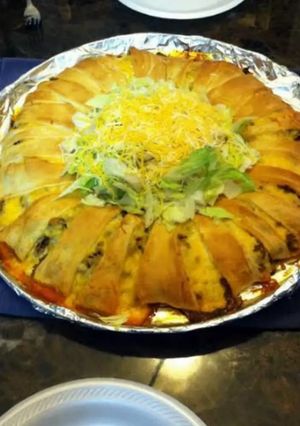 A picture of Homemade Taco Ring.