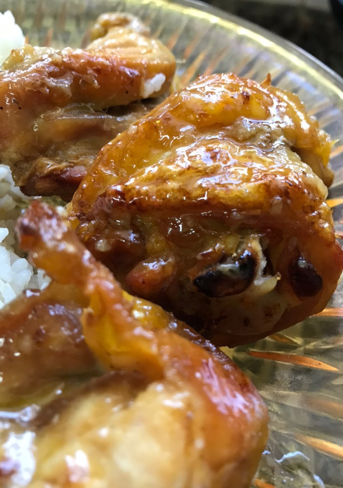 Una foto de Pollo al horno con limón