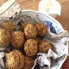 A picture of Green Lentil Falafel.