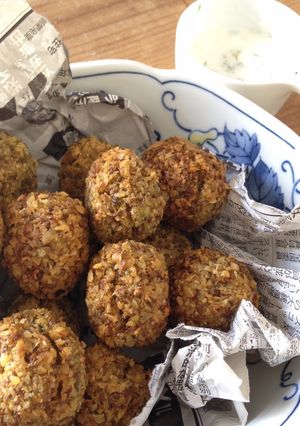 A picture of Green Lentil Falafel.