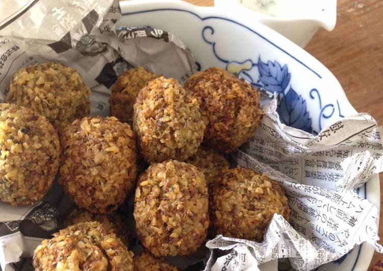 Recipe of Speedy Green Lentil Falafel