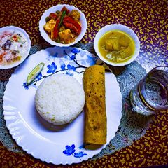 A picture of Zero oil thali.