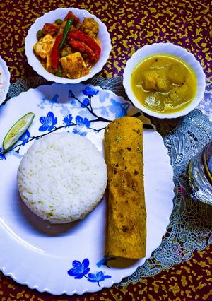 A picture of Zero oil thali.