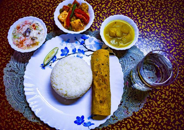 Step-by-Step Guide to Make Spring Zero oil thali
