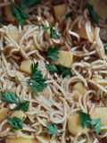 Fideo con papas