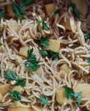 Fideo con papas