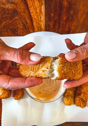 Φωτογραφία της συνταγής Vegan Sticks με “μοτσαρέλα” 🧀