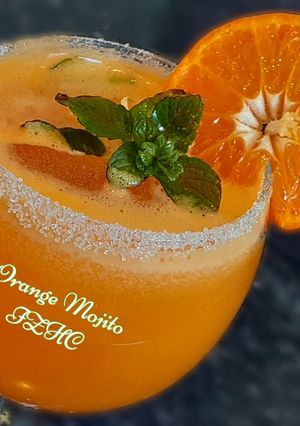 A picture of 🍹🌿🍊Orange Mojito🍊🌿🍹 (Non-Alcoholic).