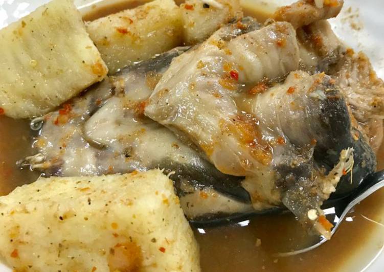 Recipe: Appetizing Yam and fish peppersoup