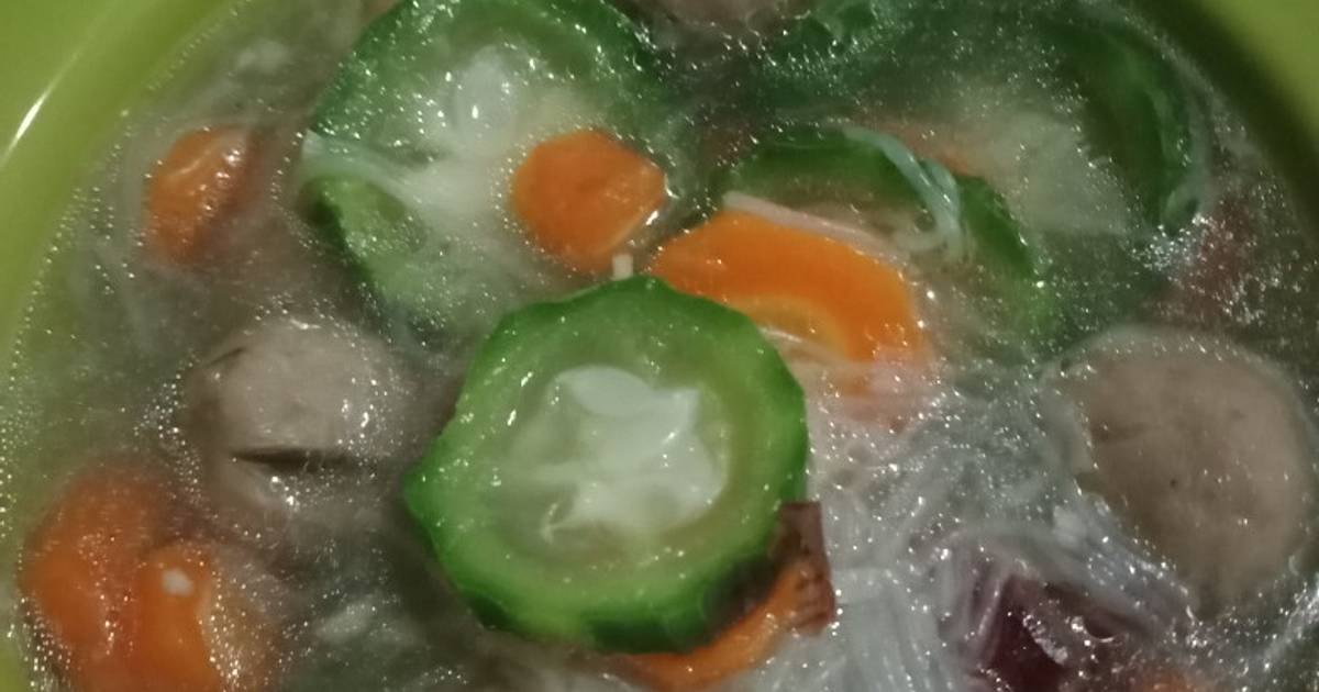 Resep Sop Oyong Soun Baso Oleh Suci Nurul Cookpad