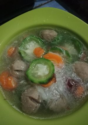 Foto resep Sop oyong soun baso
