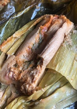 A picture of Sweet Corn Tamales.