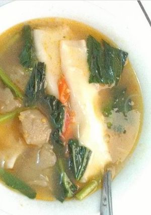 Foto resep Pangsit basah kuah bakso
