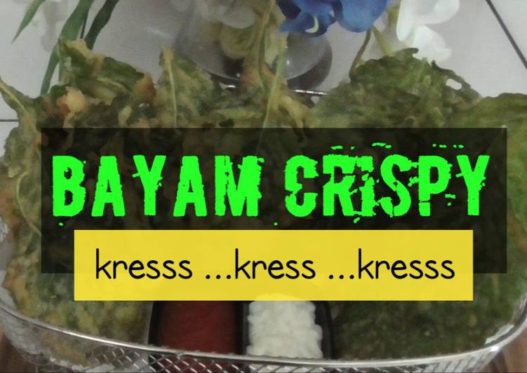 Resep Bayam crispy, Lezat