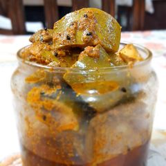A picture of Raw Mango Pickle.