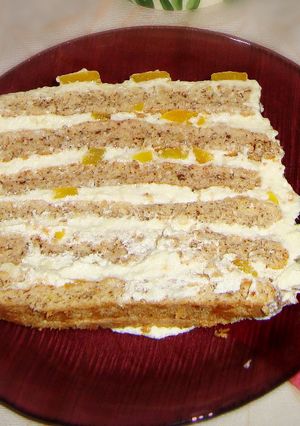 Frigyes diótortája recept fotója