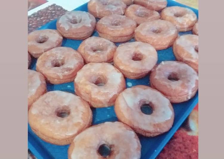 Donas con glasé de limón