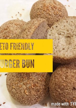 Foto resep Roti Burger #keto friendly