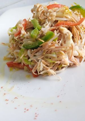 Una foto de Ensalada China!!