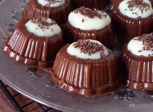 Foto resep Puding coklat fla susu (ala kfc)