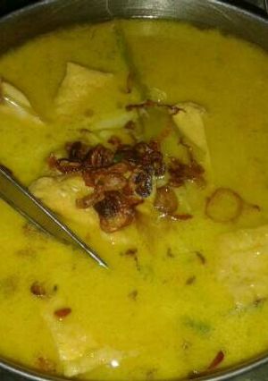 Foto resep Opor ayam tahu