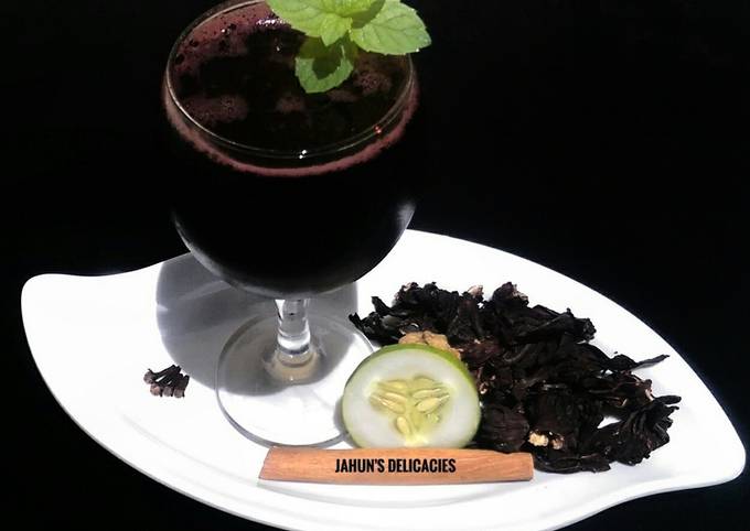 Steps to Prepare Gordon Ramsay Zobo(Hadin kayan kamshi)