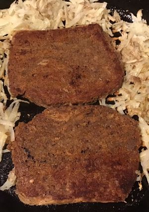 A picture of California Farm Spam & Potato Hash Dinner.