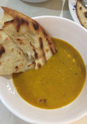 A picture of Creamy Pumpkin and Carrot Soup.