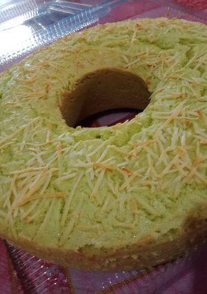 Foto resep Bolu pandan asli+ santan 3 telur