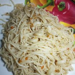 Light sauced pasta #ramadancontest# A picture of Light sauced pasta #ramadancontest#.