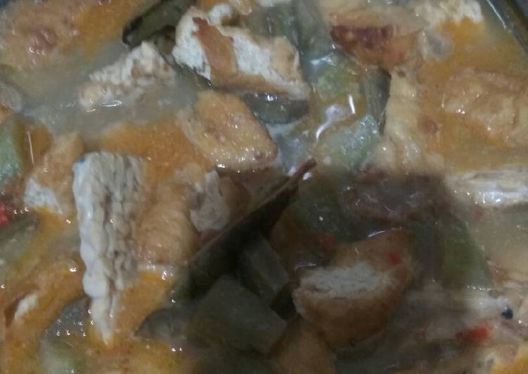 Sayur lodeh terong,tahu dan tempe