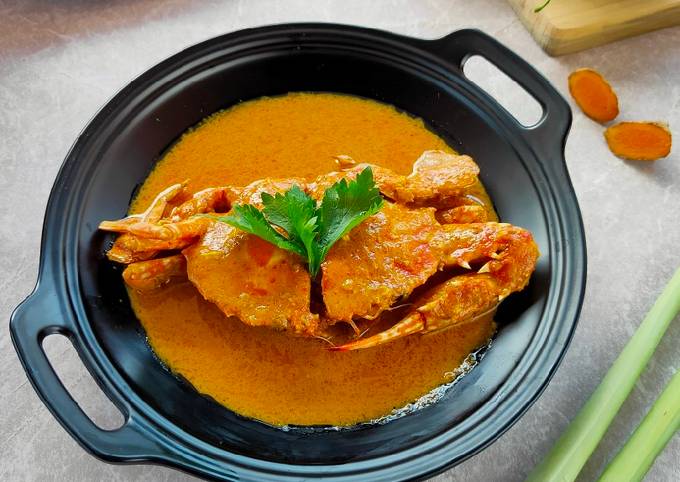 Bagaimana Menyiapkan Gulai kepiting Anti Gagal