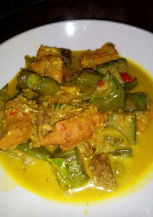 Foto resep Terong hijau oblok oblok