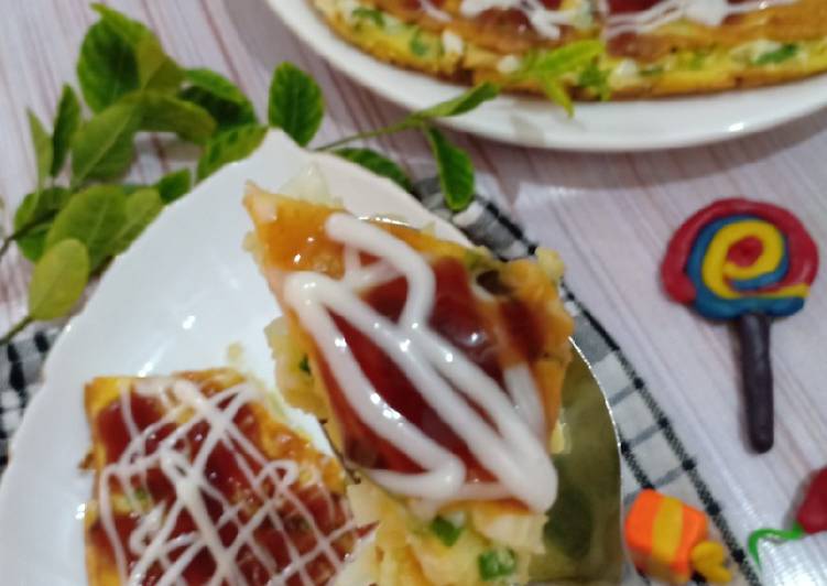 Resep Okonomiyaki. Telur sayur ala Jepang yang Menggugah Selera