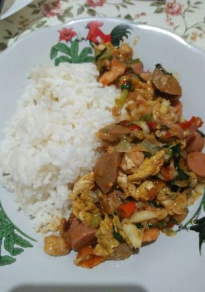 Foto resep Nasi Gila Pedas