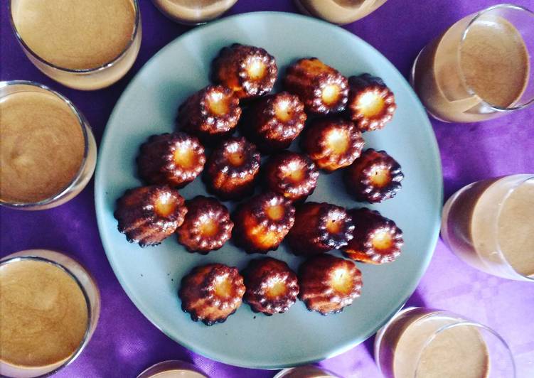 La Délicieuse Recette du Cannelés bordelais et mousse au chocolat au thermomix