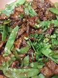Crispy Beef with Snow Peas