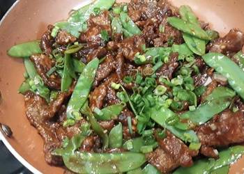 How to Recipe Perfect Crispy Beef with Snow Peas