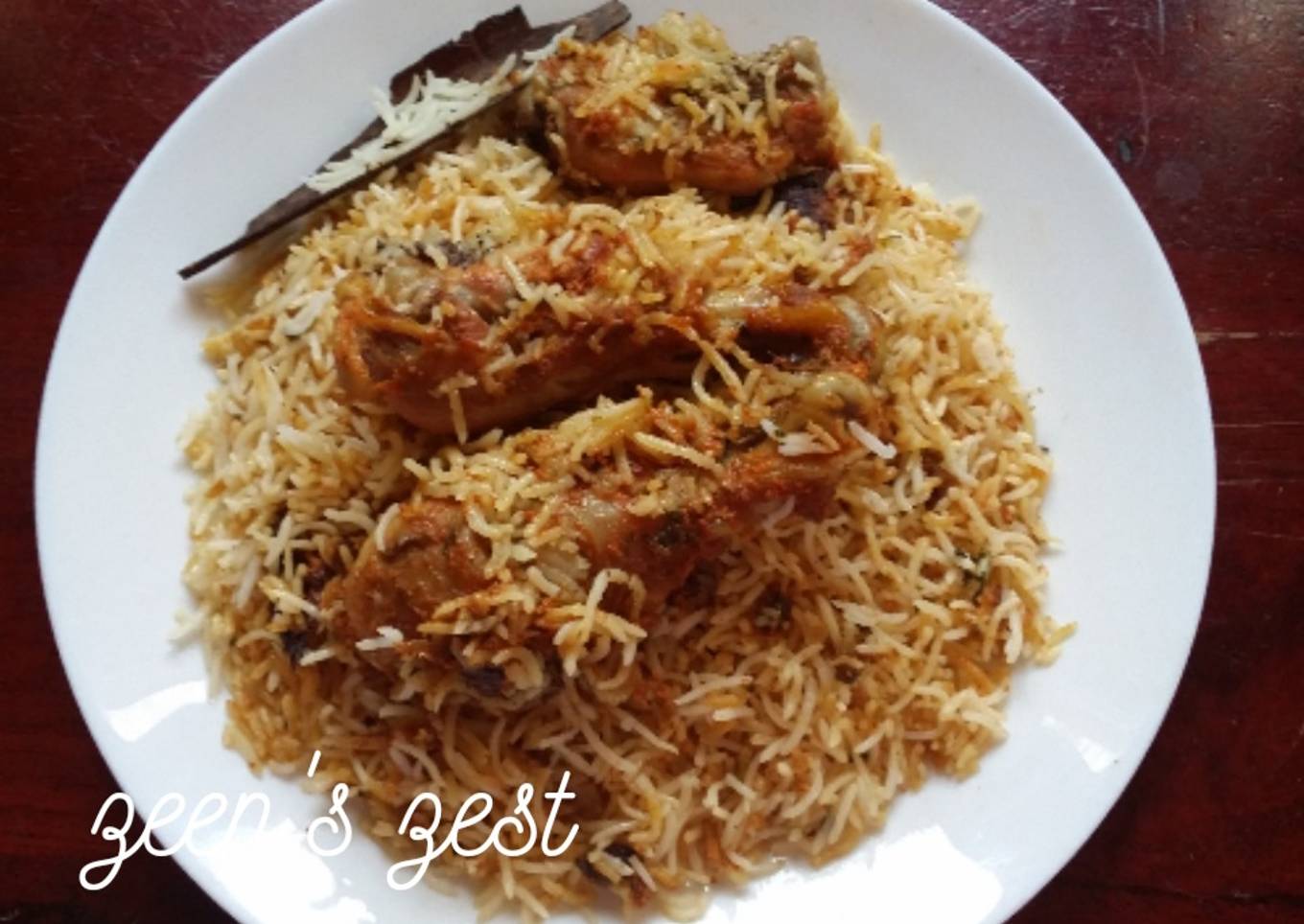 Hyderabadi Tikka Masala Chicken Dum Biryani