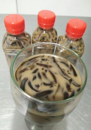 Foto resep Es Cincau Serut + Mint