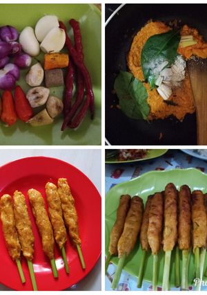 Foto resep Sate Lilit (Ayam Giling)