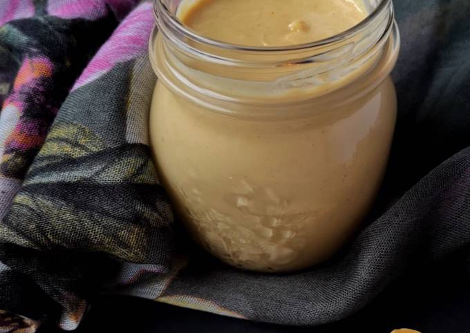 زبدة الفول السوداني الصحية الناعمة Healthy Homemade Peanut Butter بالصور من Marwa Al Janabi كوكباد