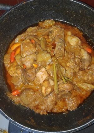 Foto resep Rendang jengkol + ayam