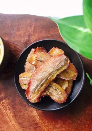 Hình của món Chuối sấy.