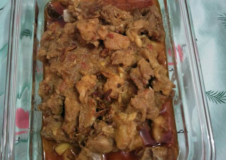 Langkah memasak Rica Rica Daging Kelinci gurih