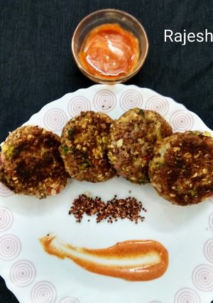A picture of Ragi Cutlets.