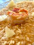 Risotto ai gamberoni e pompelmo