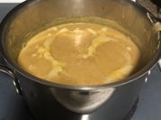 A picture of ham bone broth